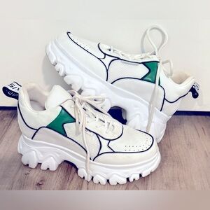 Miss Sixty Lace Up Platform Sneakers 
Size 39 Fits like US Women’s 8